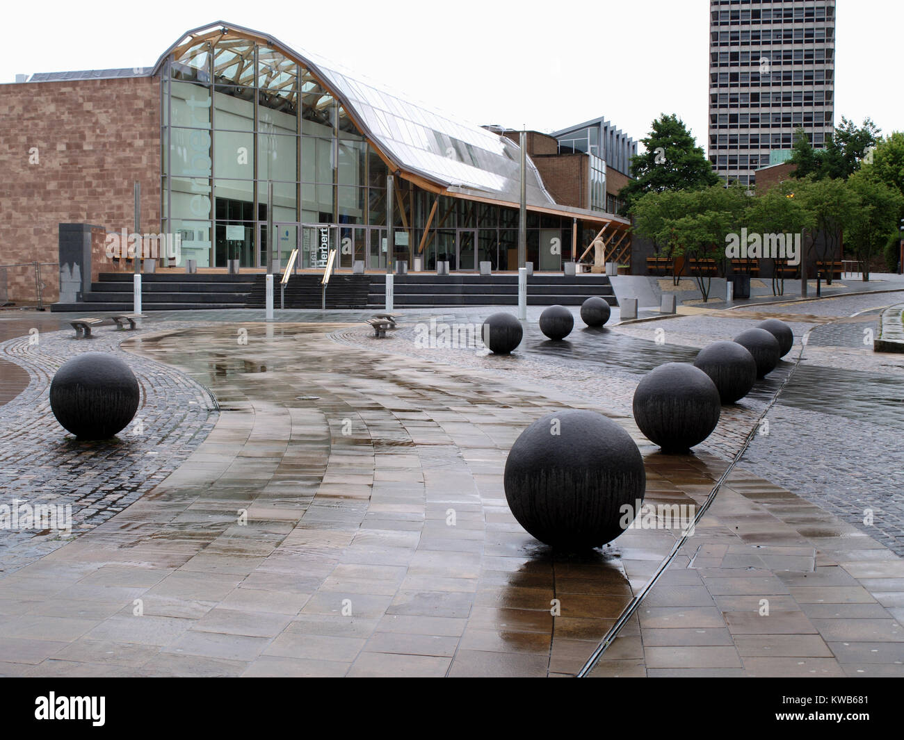 Entrance to The Alan Berry Building at Coventry University, Coventry, West Midlands, England, UK Stock Photo