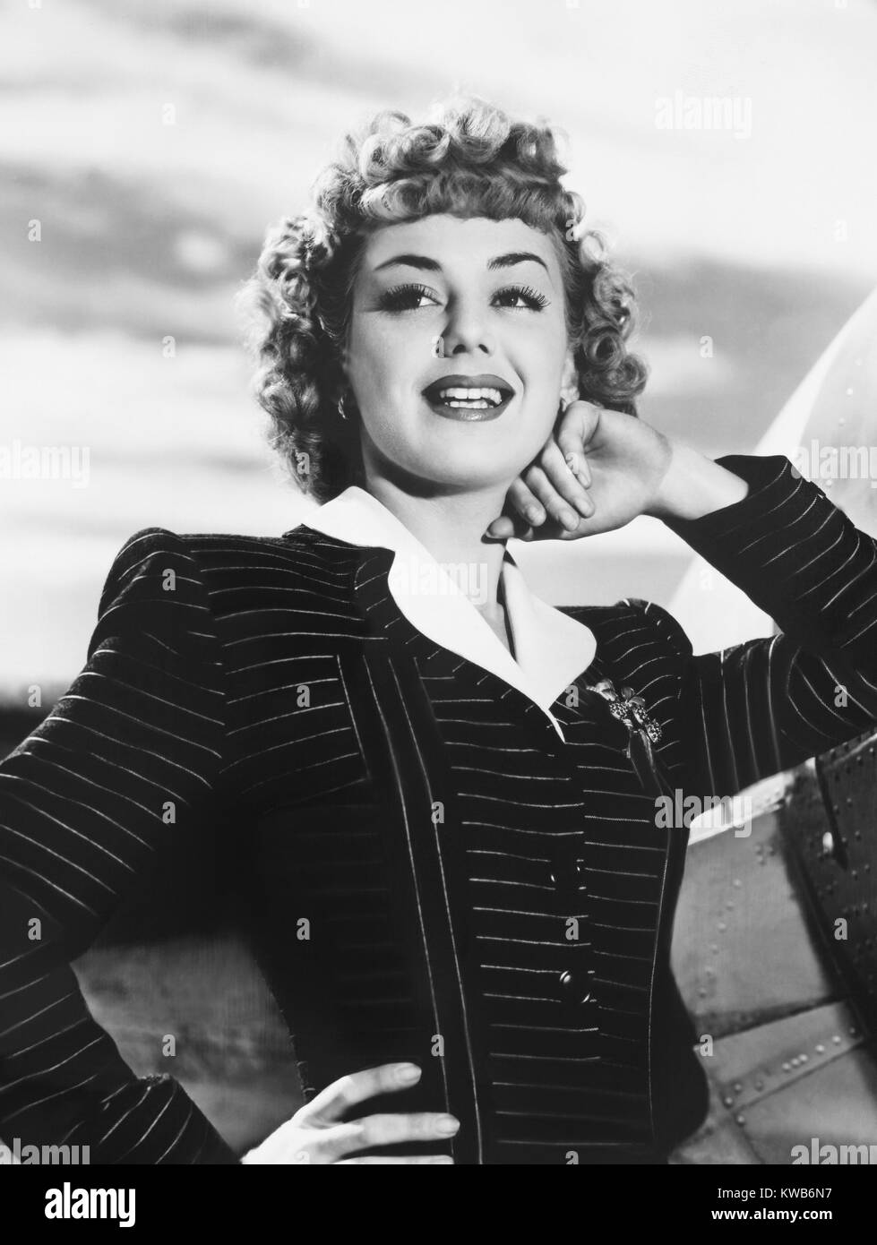 BOMBARDIER, Anne Shirley, 1943 Stock Photo