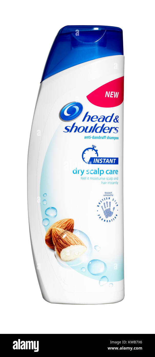 A cut out shot of a bottle of Head and Shoulders Stock Photo