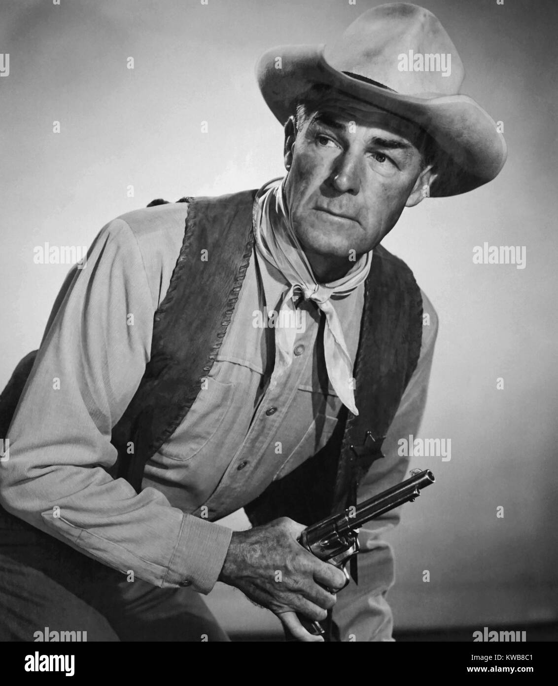 DECISION AT SUNDOWN, Randolph Scott, 1957 Stock Photo Alamy