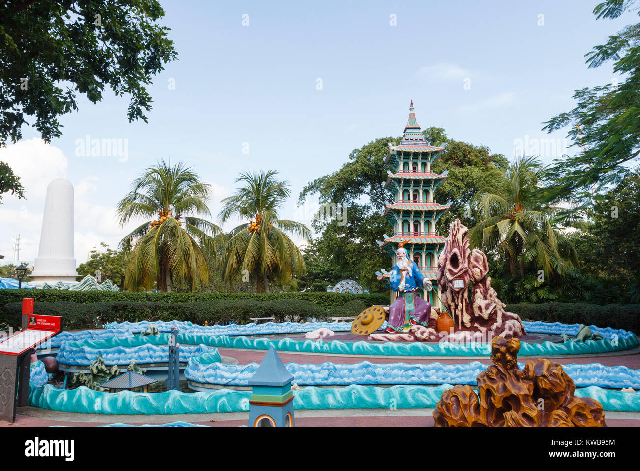 Haw Par Villa, formerly known as Tiger Balm Gardens, Singapore Stock