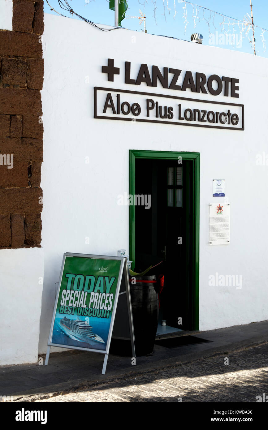 Aloe Plus Lanzarote Museum, Teguise, Lanzarote, Canary Islands, Spain Stock  Photo - Alamy