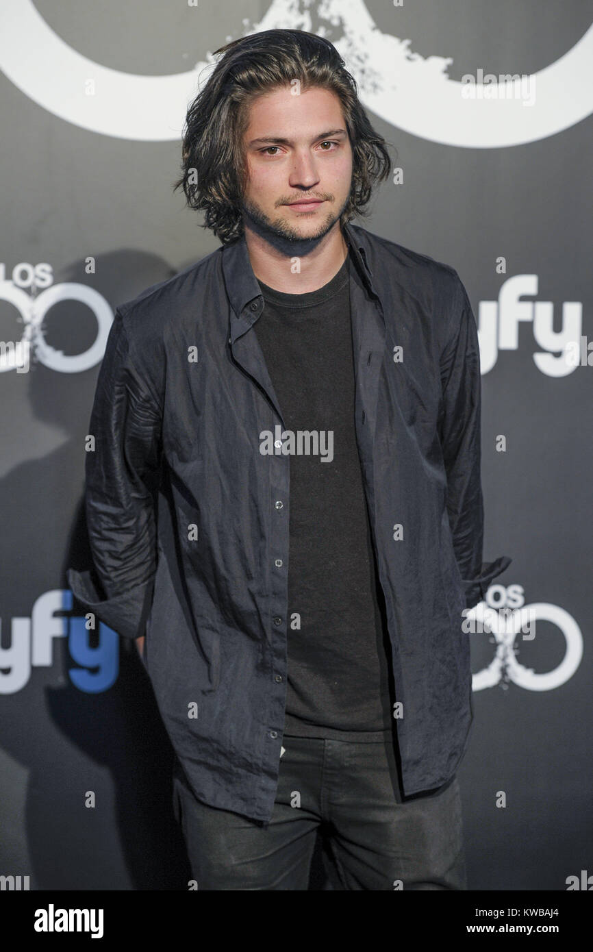 MADRID, SPAIN - JUNE 09: Thomas Mcdonell attend the 'Los 100' photocall ...