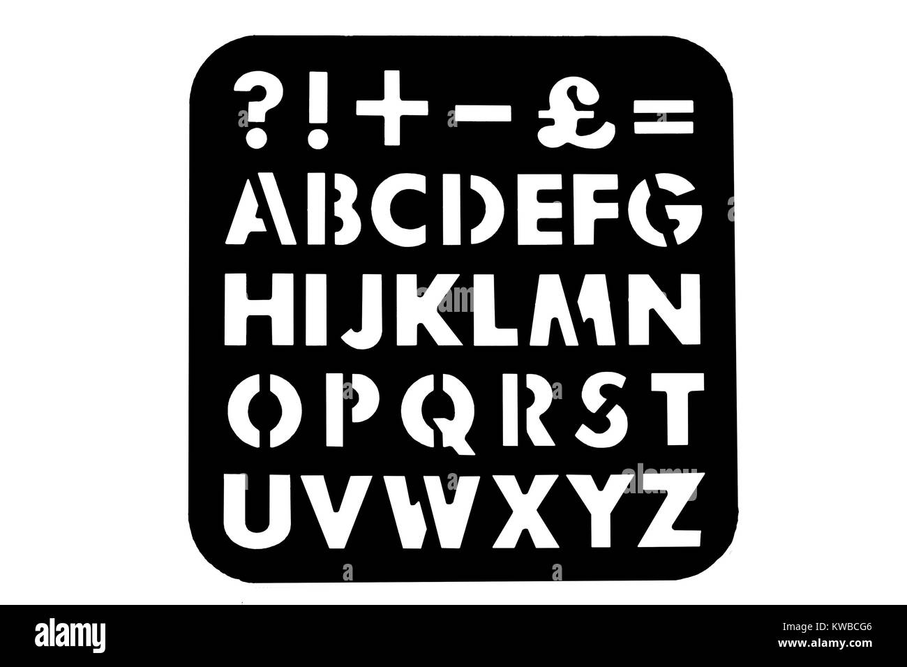 Cute Letter Stencils