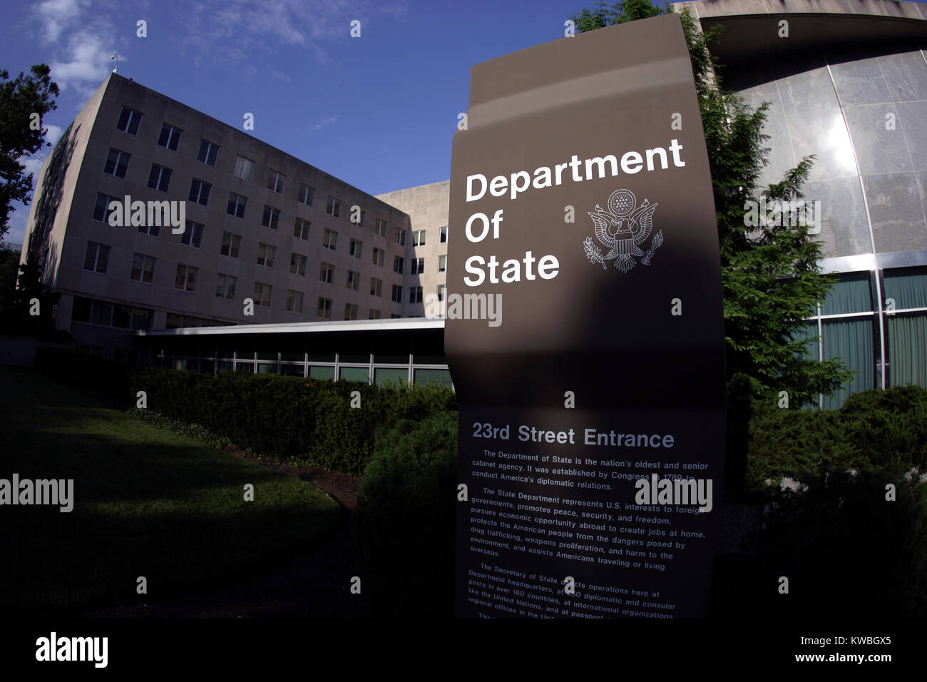 State Department Building, Washington, D.C. Stock Photo