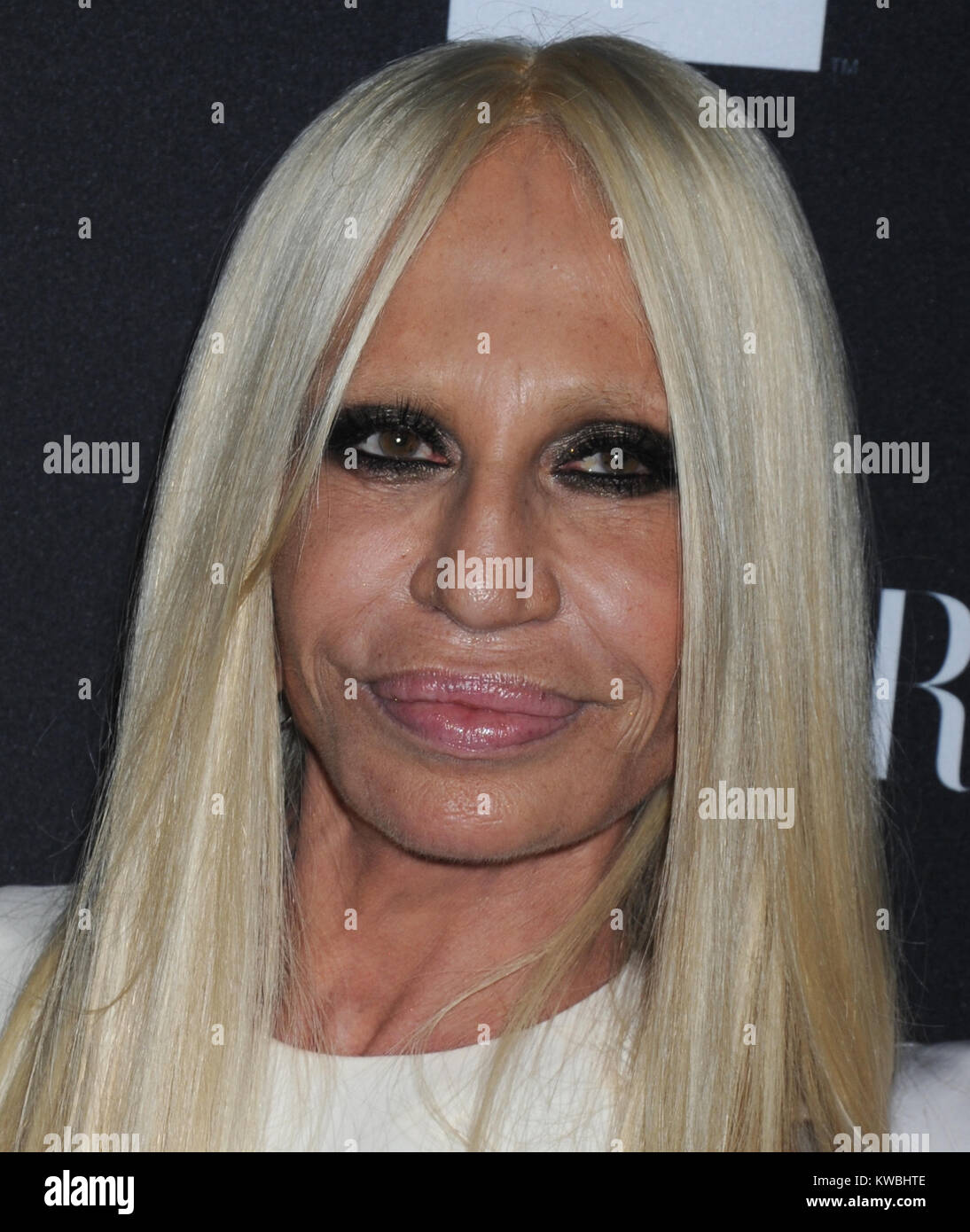NEW YORK, NY - SEPTEMBER 05: Donatella Versace attends the Harper's ...