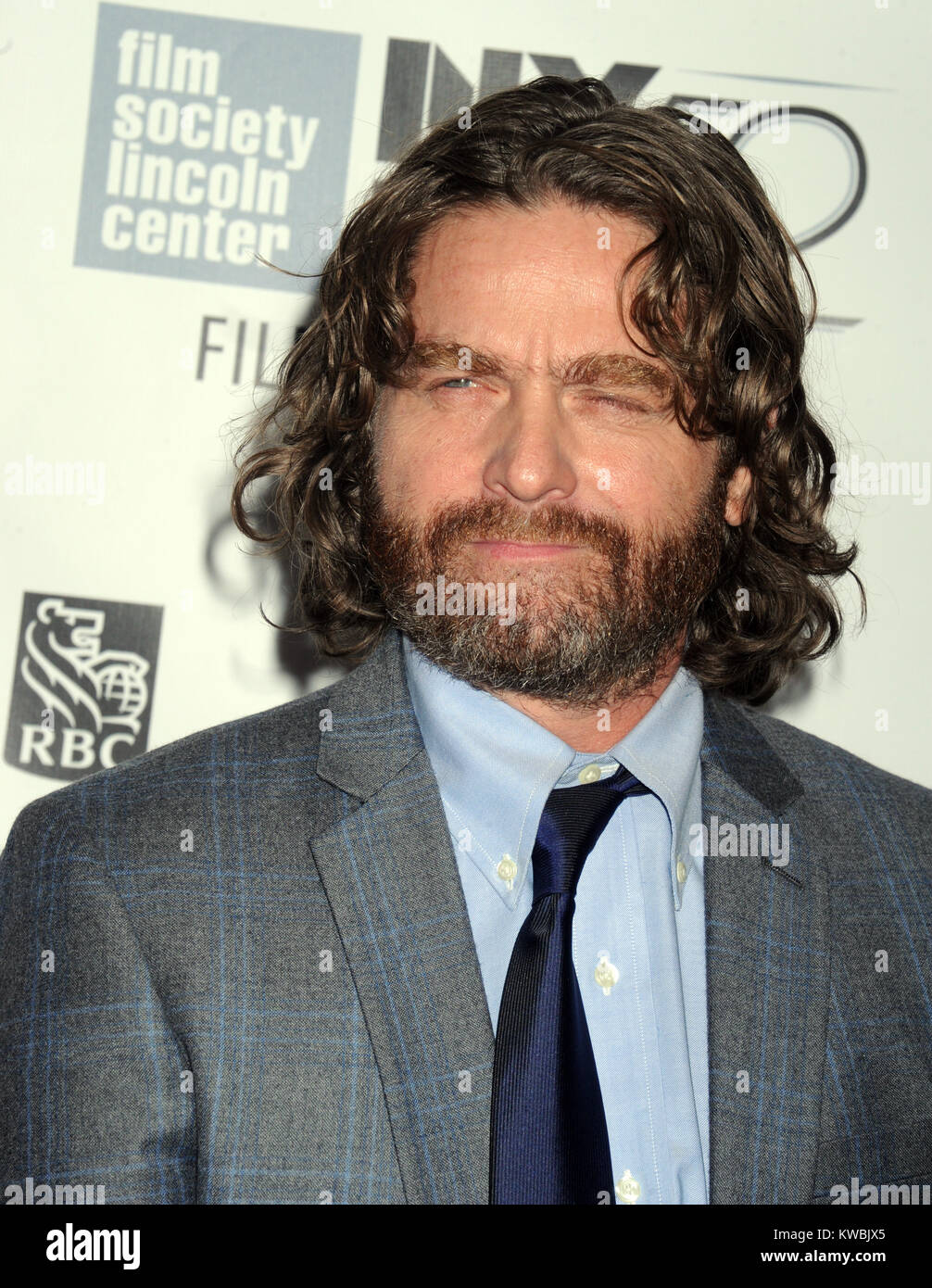 NEW YORK, NY OCTOBER 11 Zach Galifianakis attends the Closing Night