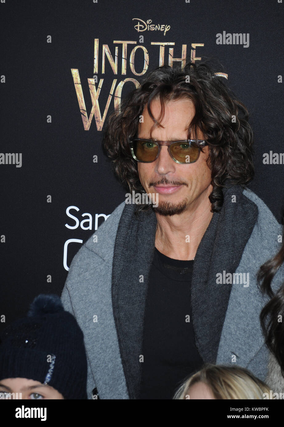 NEW YORK, NY - DECEMBER 08: Chris Cornellattends 'Into The Woods' World Premiere - Outside Arrivals at Ziegfeld Theater on December 8, 2014 in New York City.  People:  Chris Cornell Stock Photo