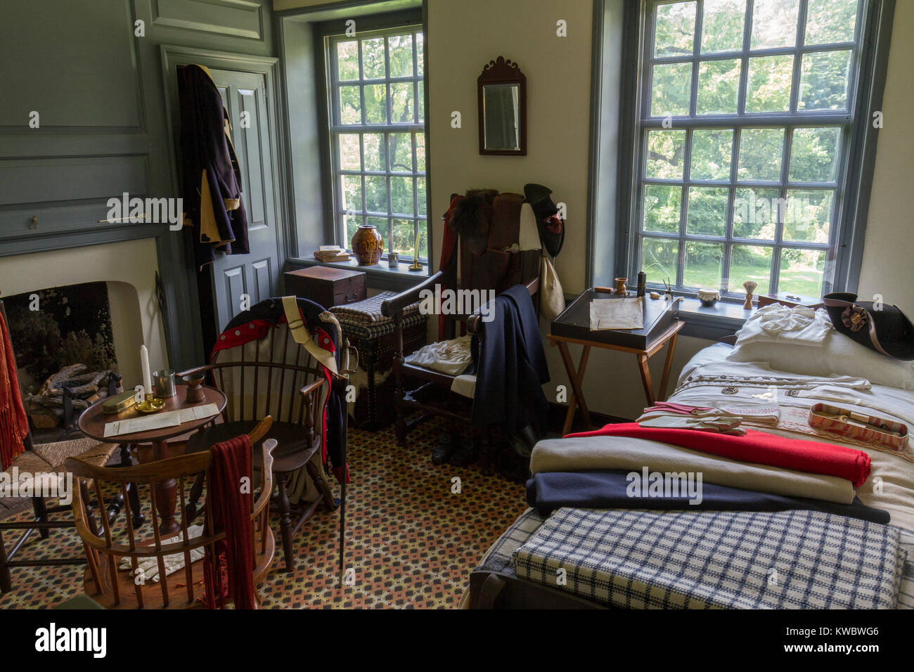 Inside General Washington's Headquarters (Isaac Potts House), Valley