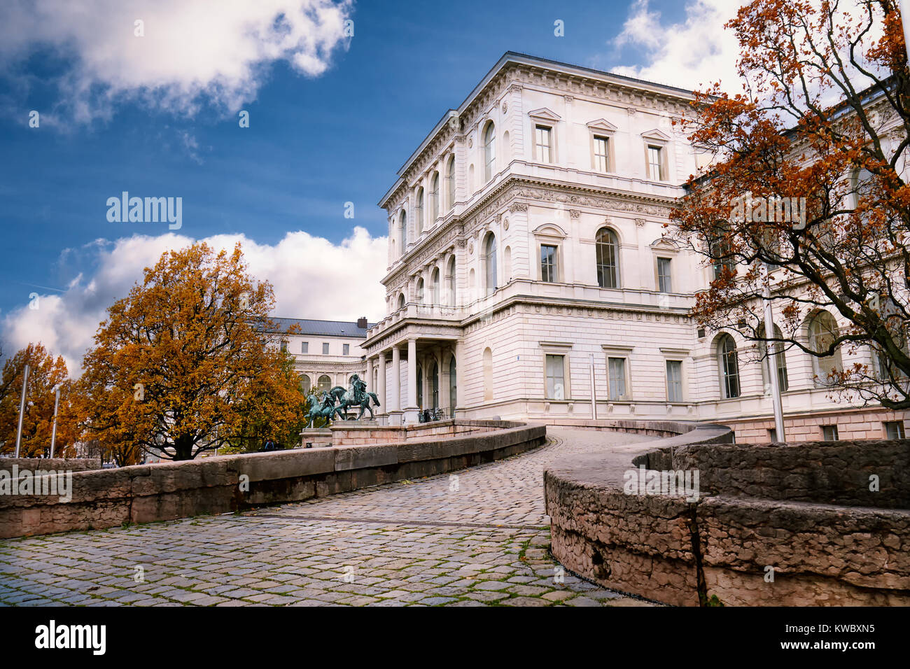 The Academy of Fine Arts in Munich, Germany Stock Photo Alamy