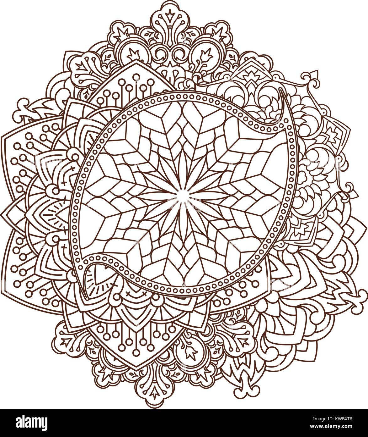Simple flower zentangle art hi-res stock photography and images - Alamy