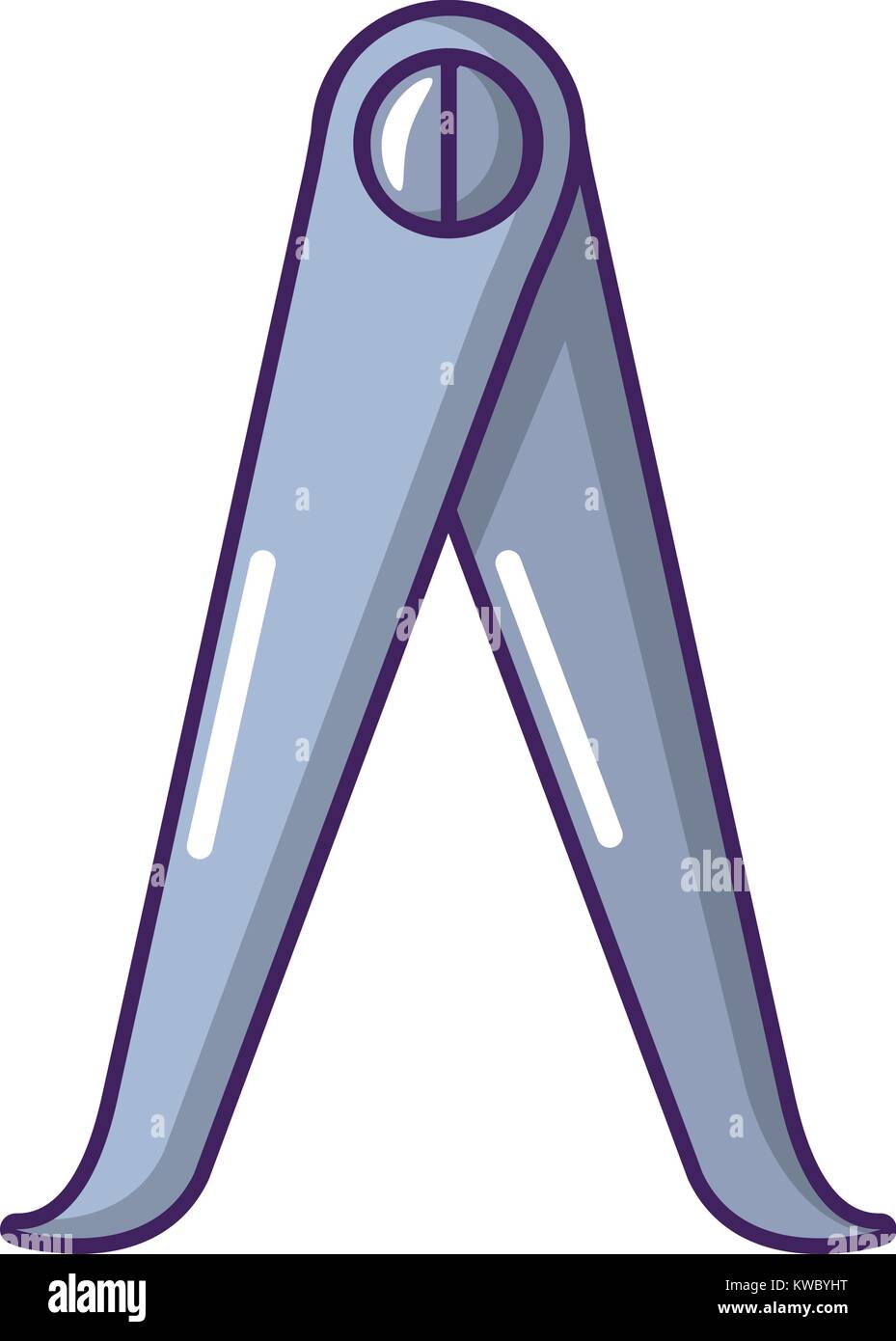 Plastic compasse icon, cartoon style Stock Vector Image & Art - Alamy