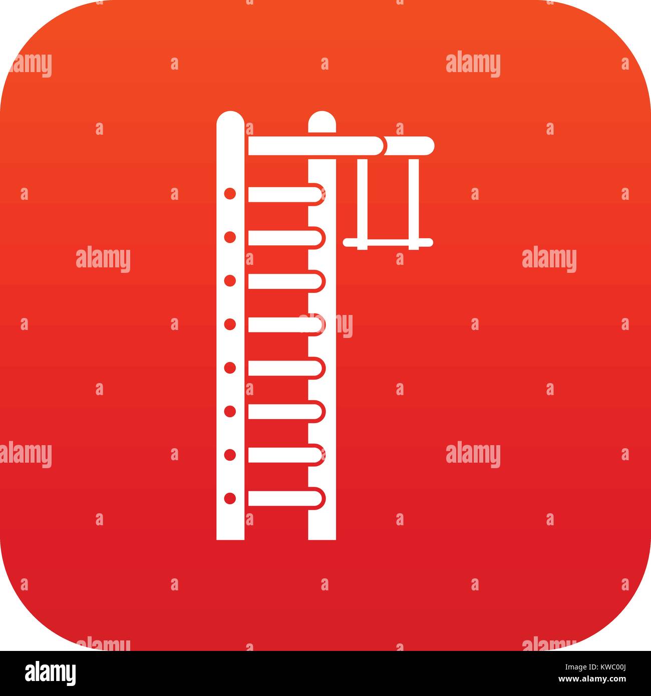 Horizontal exercise ladder Stock Vector Images - Alamy