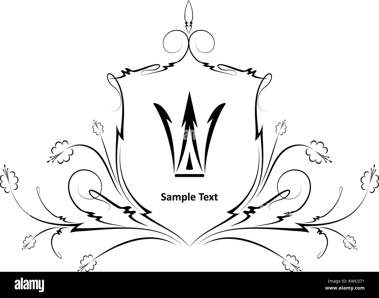 Crown wallpaper Black and White Stock Photos & Images Alamy