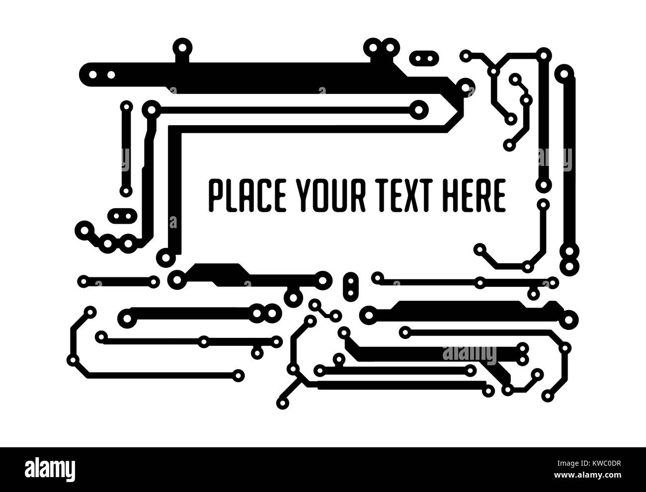 Pcb background Black and White Stock Photos & Images - Alamy