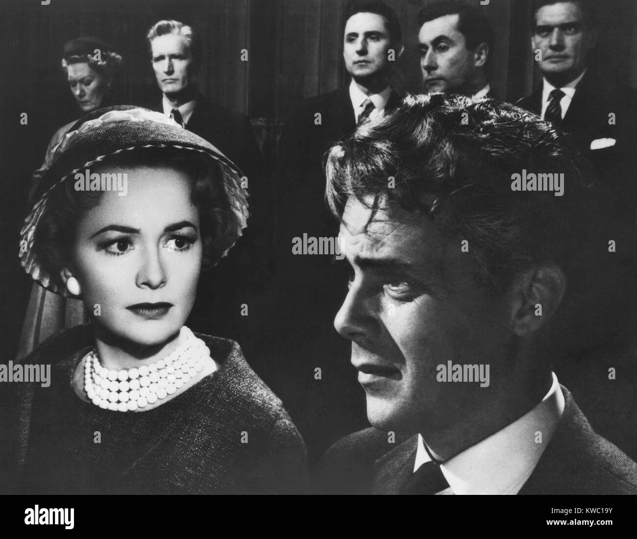 Libel From Left Olivia De Havilland Dirk Bogarde 1959 Stock Photo