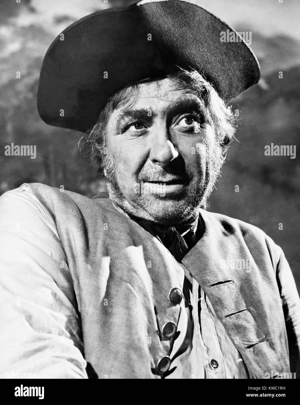LONG JOHN SILVER, Robert Newton, 1954 Stock Photo Alamy