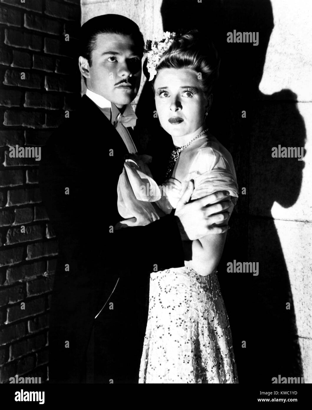 THE MAD GHOUL, from left, Turhan Bey, Evelyn Ankers, 1943 Stock Photo ...