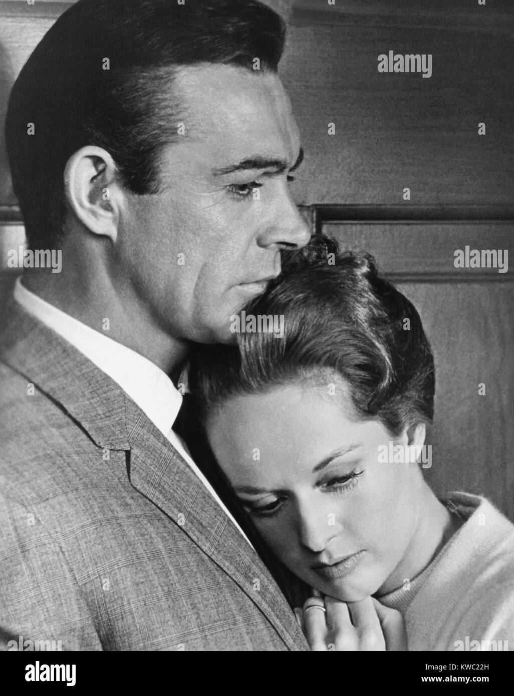 MARNIE, from left Sean Connery, Tippi Hedren, 1964 Stock Photo Alamy