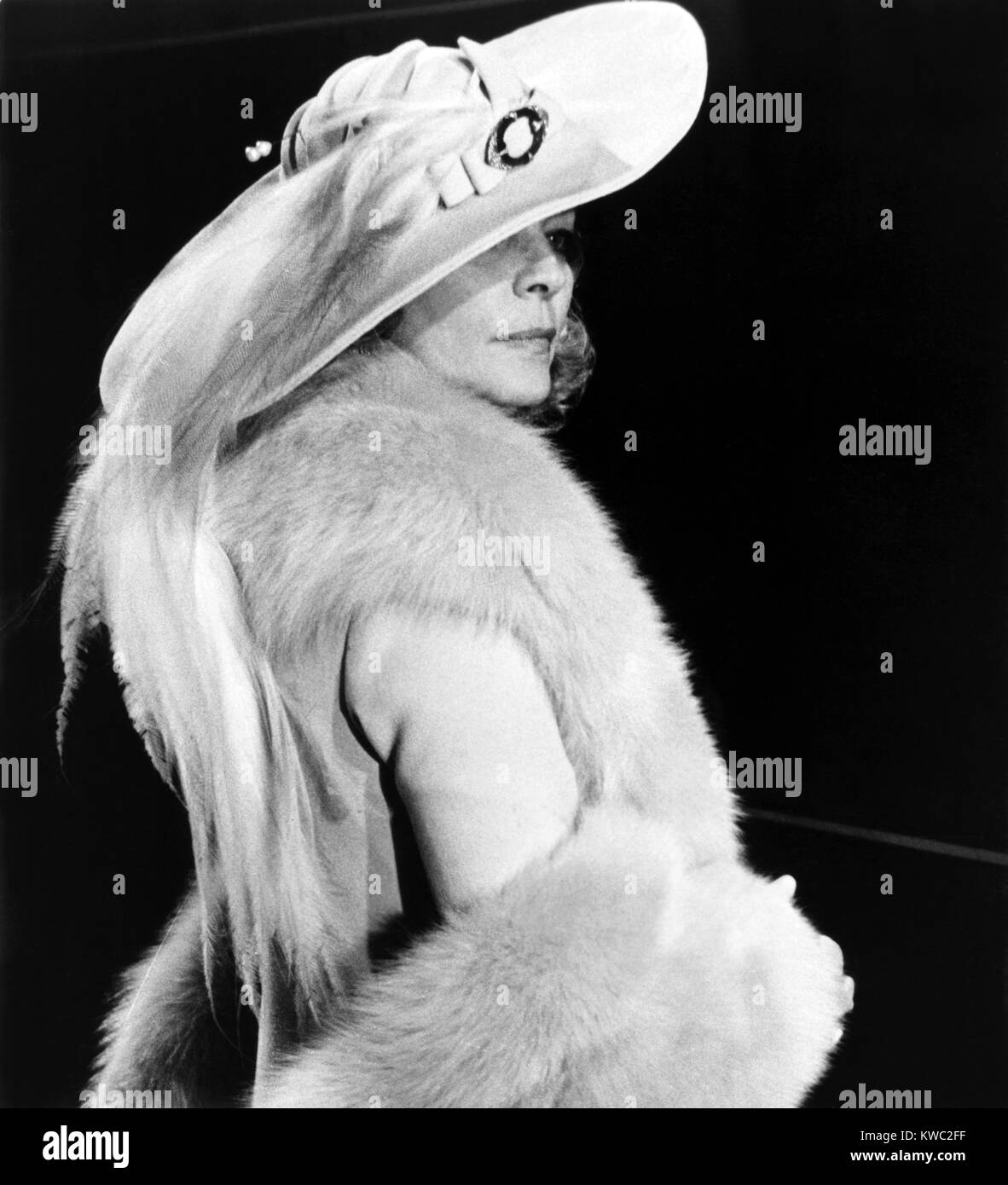 MURDER ON THE ORIENT EXPRESS, Lauren Bacall, 1974 Stock Photo