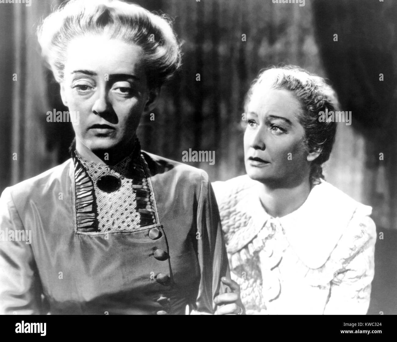 THE OLD MAID From Left Bette Davis Miriam Hopkins 1939 Stock Photo the-old-maid-from-left-bette-davis-miriam-hopkins-1939-stock-photo
