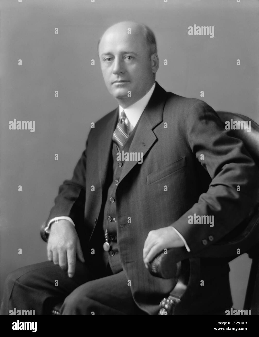 Congressman Sam Rayburn in the 1920s. He represented Texas' 4th district from 1913 to 1961. For seventeen of those years he was Speaker of the House. (BSLOC 2015 15 196) Stock Photo