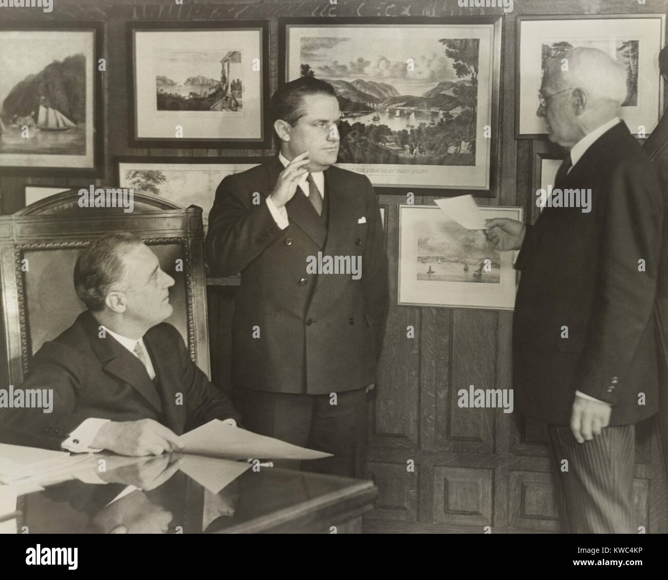 Samuel Irving Rosenman sworn in as New York State Supreme Court justice