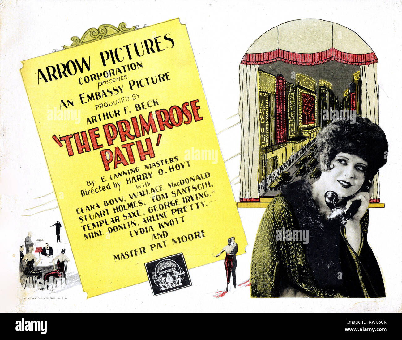 THE PRIMROSE PATH, US poster, Clara Bow, 1925 Stock Photo