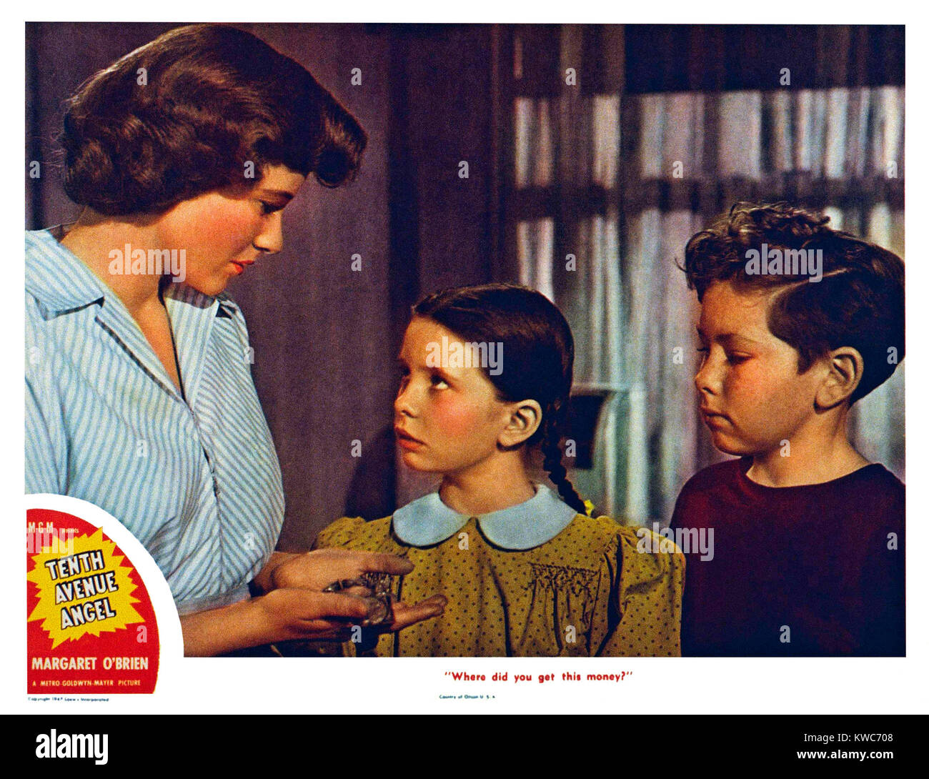 TENTH AVENUE ANGEL, US lobbycard, from left: Phyllis Thaxter, Margaret