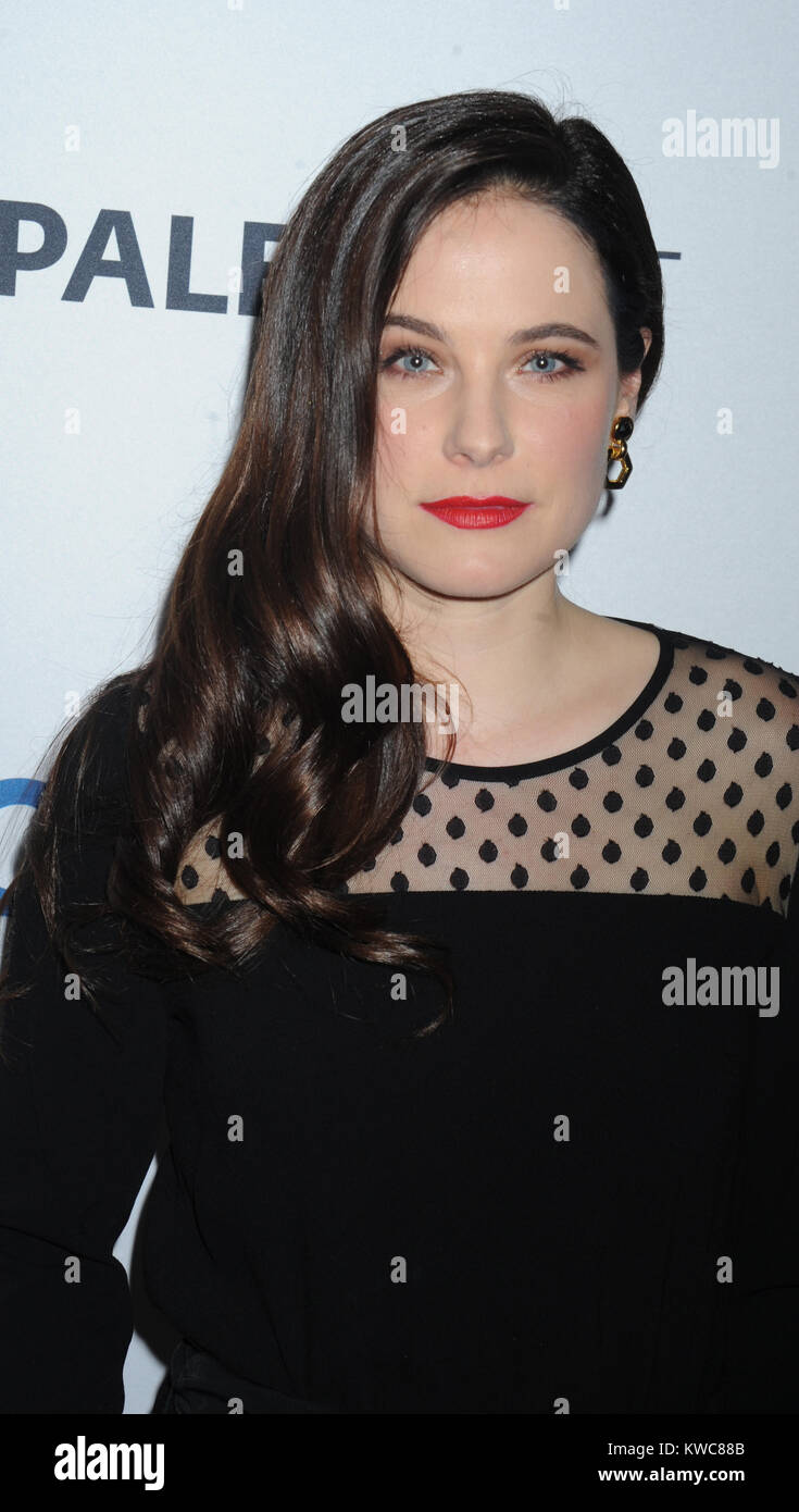 NEW YORK, NY - OCTOBER 18: Caroline Dhavernas attends the 2nd Annual Paleyfest New York Presents: 'Hannibal' at Paley Center For Media on October 18, 2014 in New York, New York  People:  Caroline Dhavernas Stock Photo