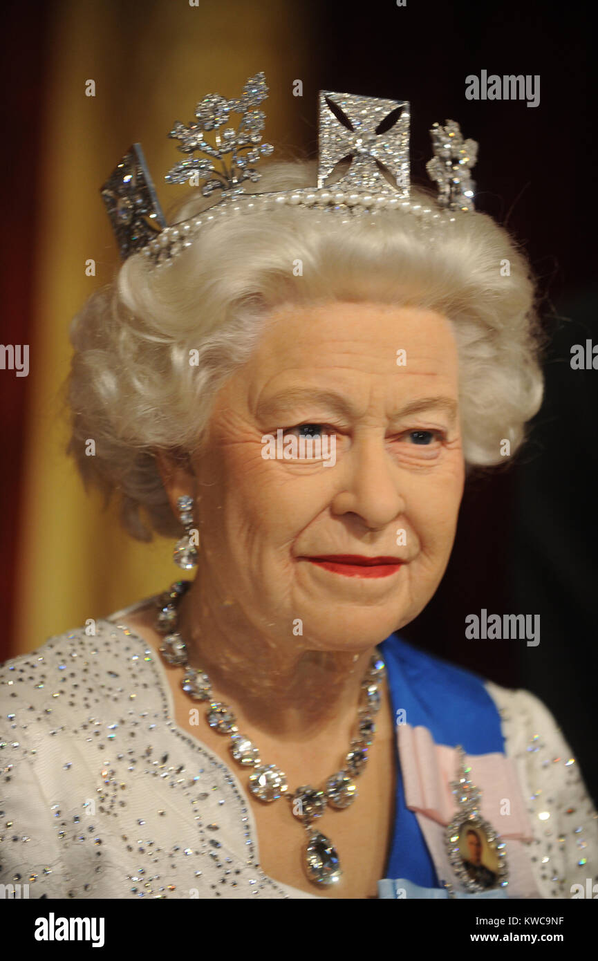 NEW YORK, NY OCTOBER 23 A Madame Tussauds wax figure of Queen