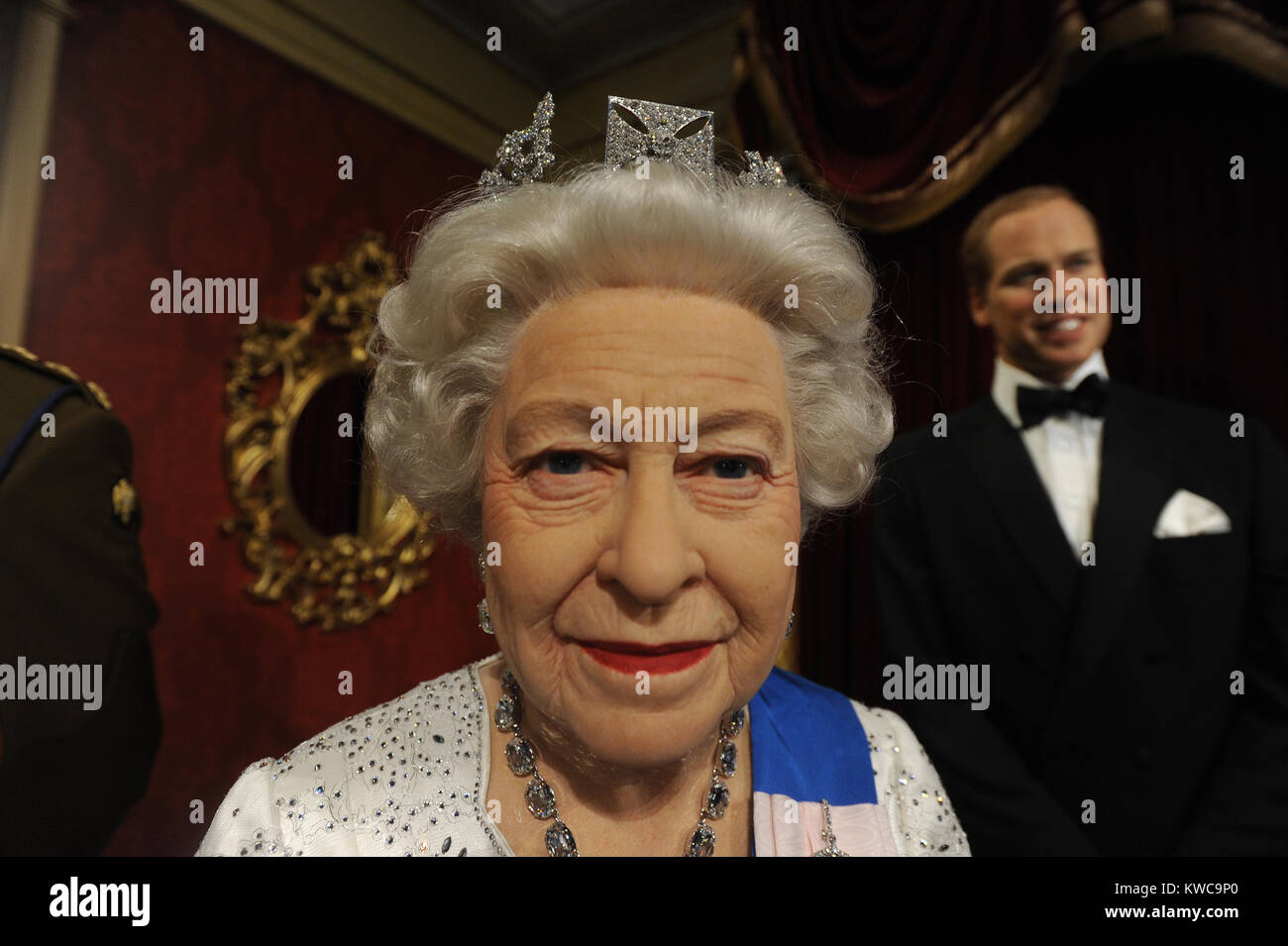 NEW YORK, NY OCTOBER 23 A Madame Tussauds wax figure of Queen