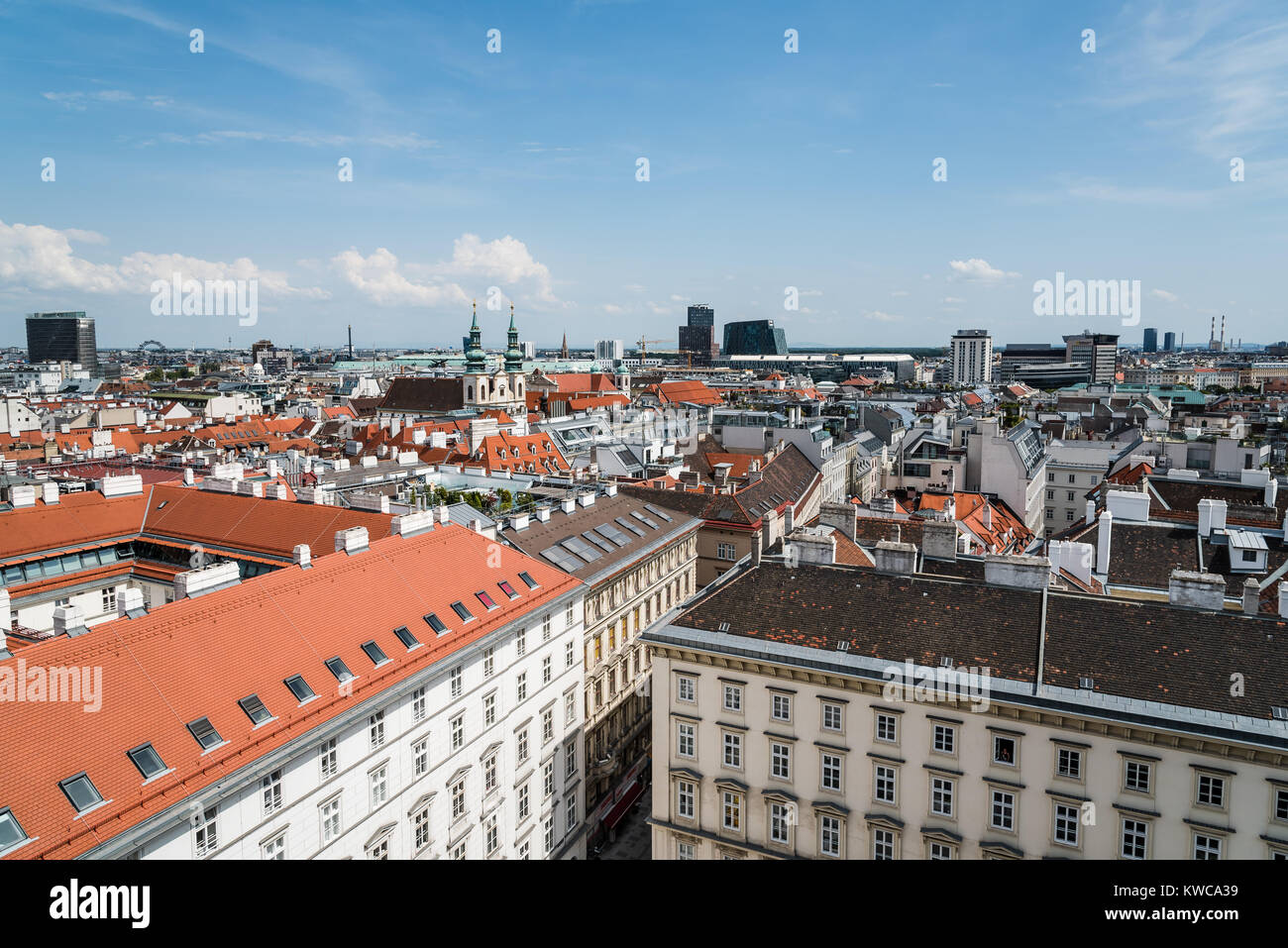 Vienna skyline 2017 hi-res stock photography and images - Alamy