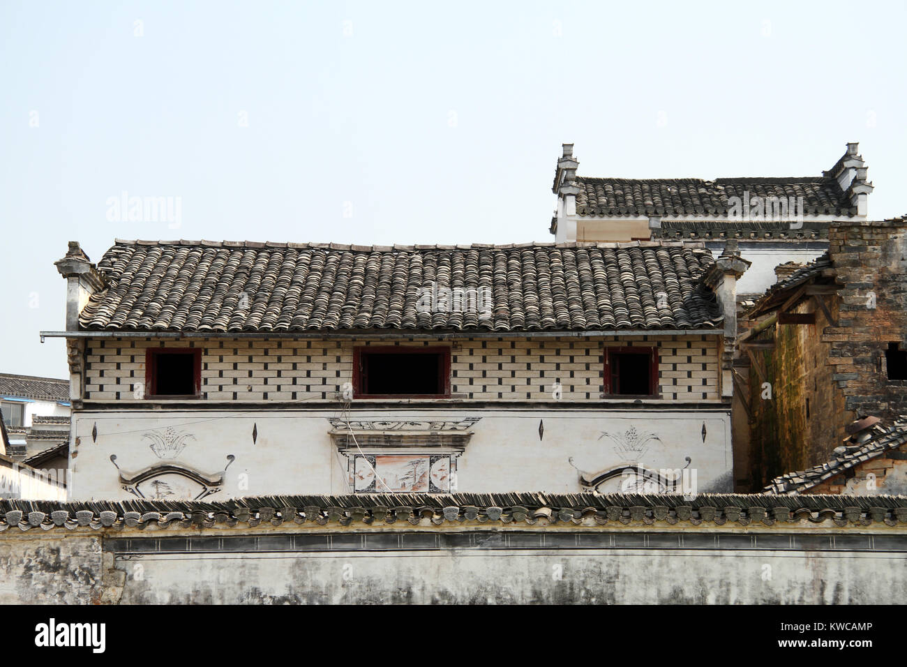 Old houses in Shexian town, China Stock Photo