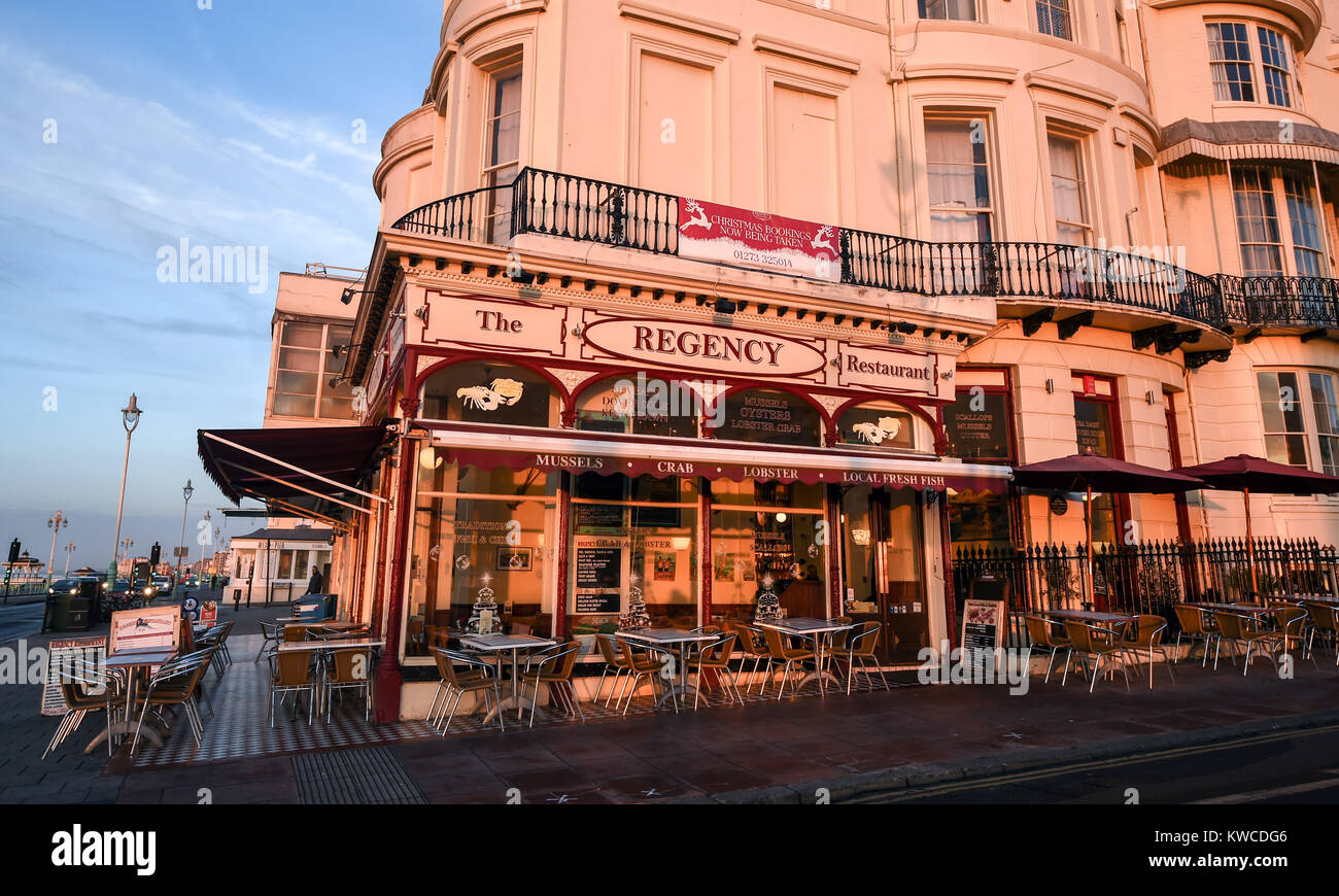 The famous Regency Fish restaurant on Brighton seafront Stock Photo Alamy