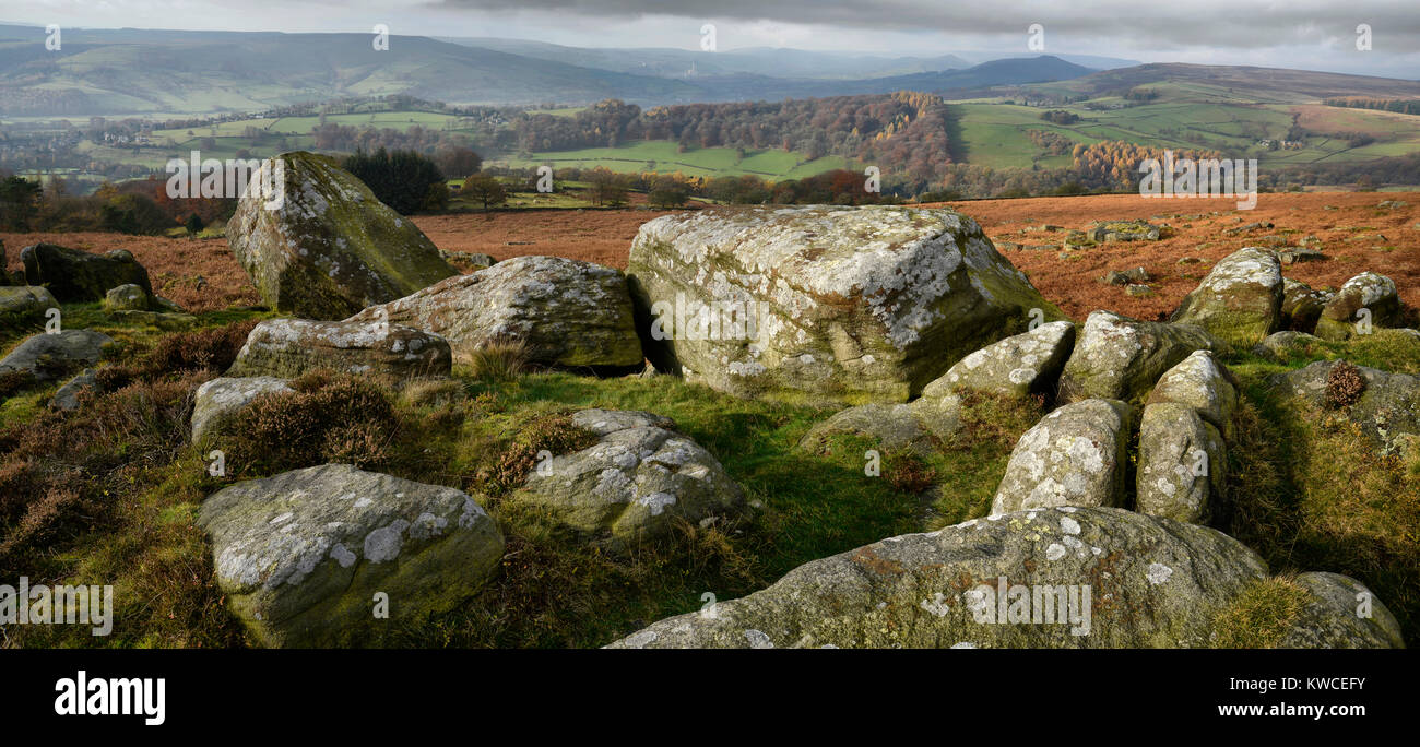 Froggatt edge autumn hi-res stock photography and images - Alamy