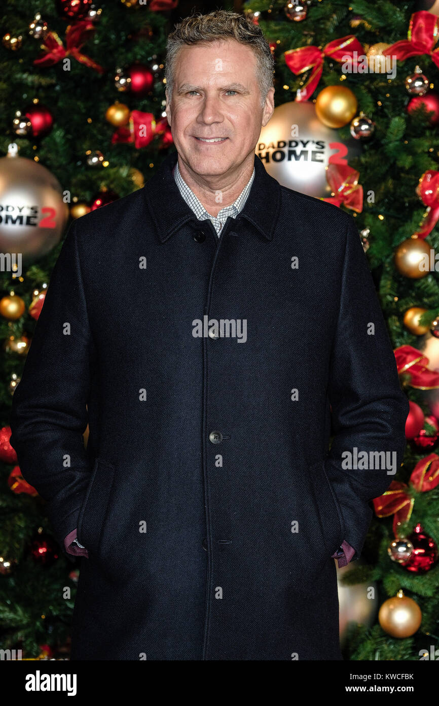 Will Ferrell attends the UK Premiere of Daddy’s Home 2 at VUE West End on Thursday November 16, 2017. Pictured: Will Ferrell. Stock Photo