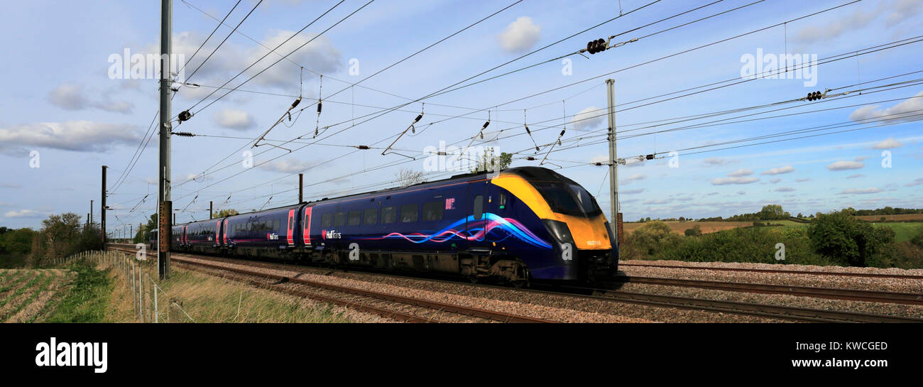 180110 Zephyr class, First Hull Trains operating company, High Speed Diesel Train, East Coast