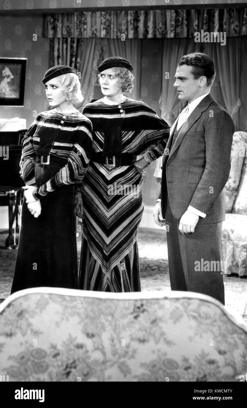 HARD TO HANDLE, from left, Mary Brian, Ruth Donnelly, James Cagney ...
