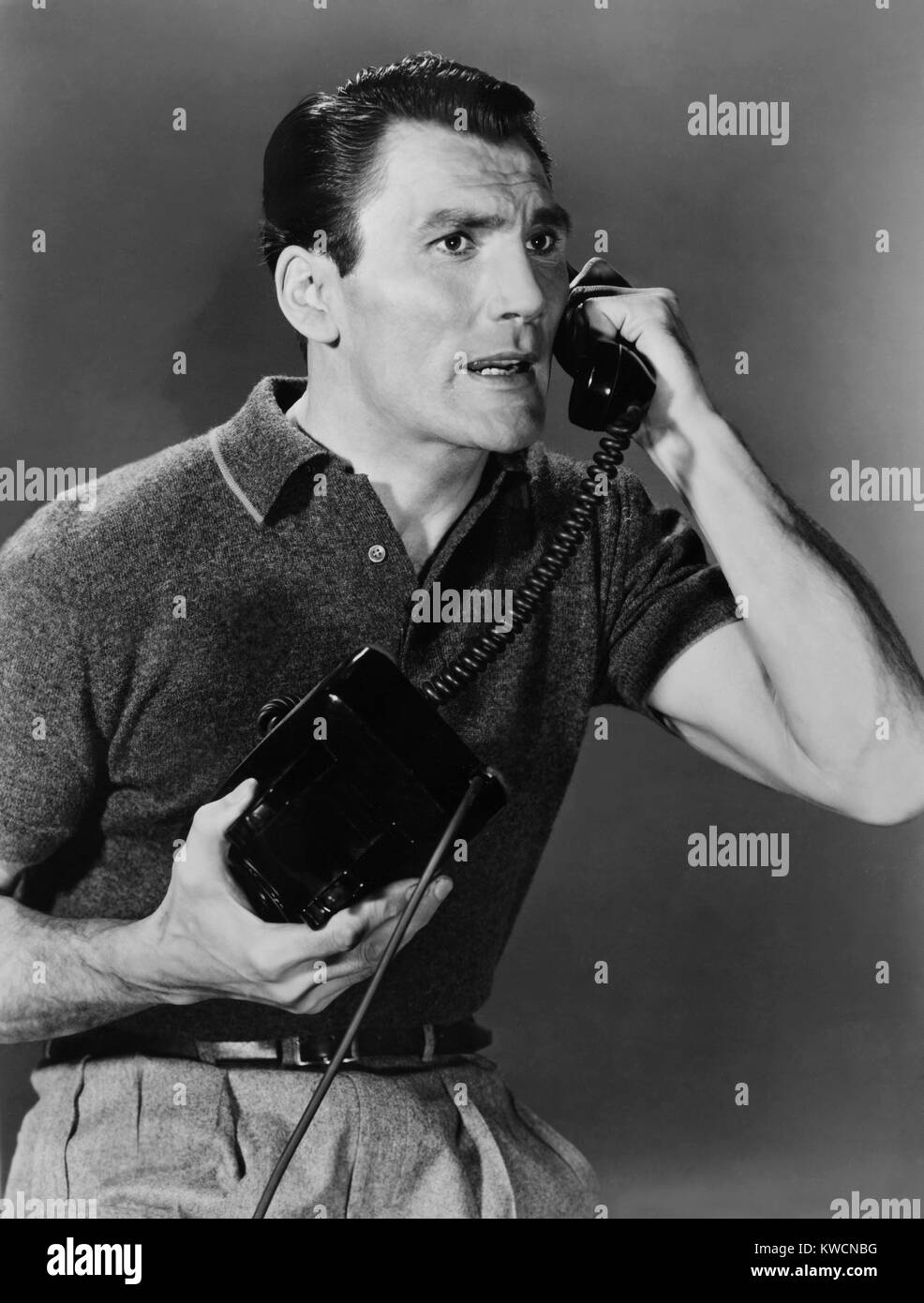 HOUSE OF NUMBERS, Jack Palance, 1957 Stock Photo Alamy