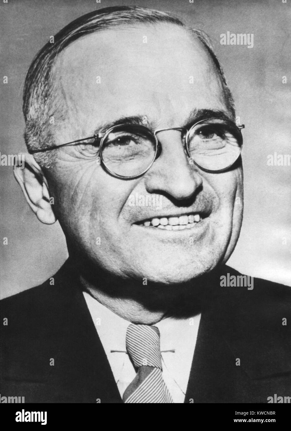 Portrait of Harry Truman around the time he was elected as FDR's Vice President. Ca. 1944. - (BSLOC 2014 15 15) Stock Photo