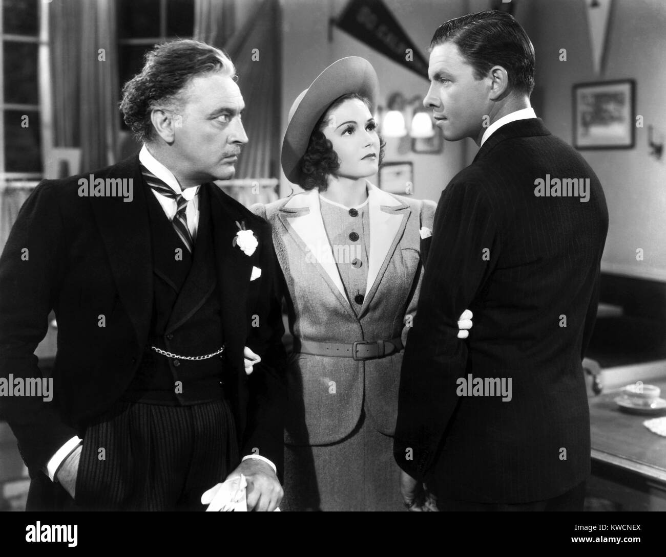 HOLD THAT CO-ED, from left, John Barrymore, Marjorie Weaver, George ...