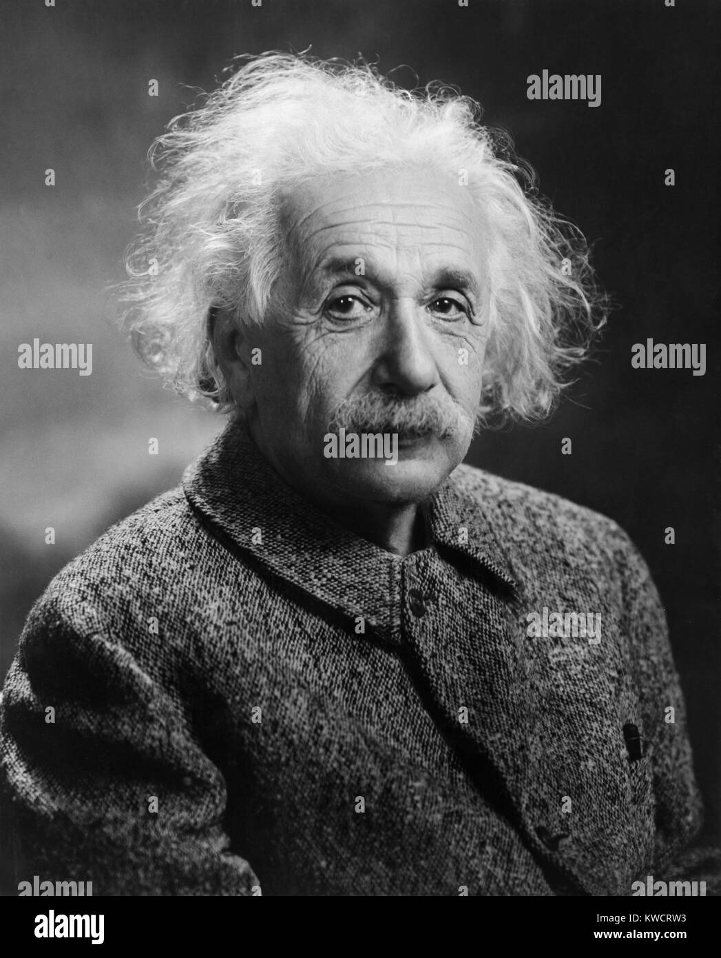 Albert Einstein. Photo by Orren Jack Turner, ca. 1947. - (BSLOC 2015 1 72) Stock Photo