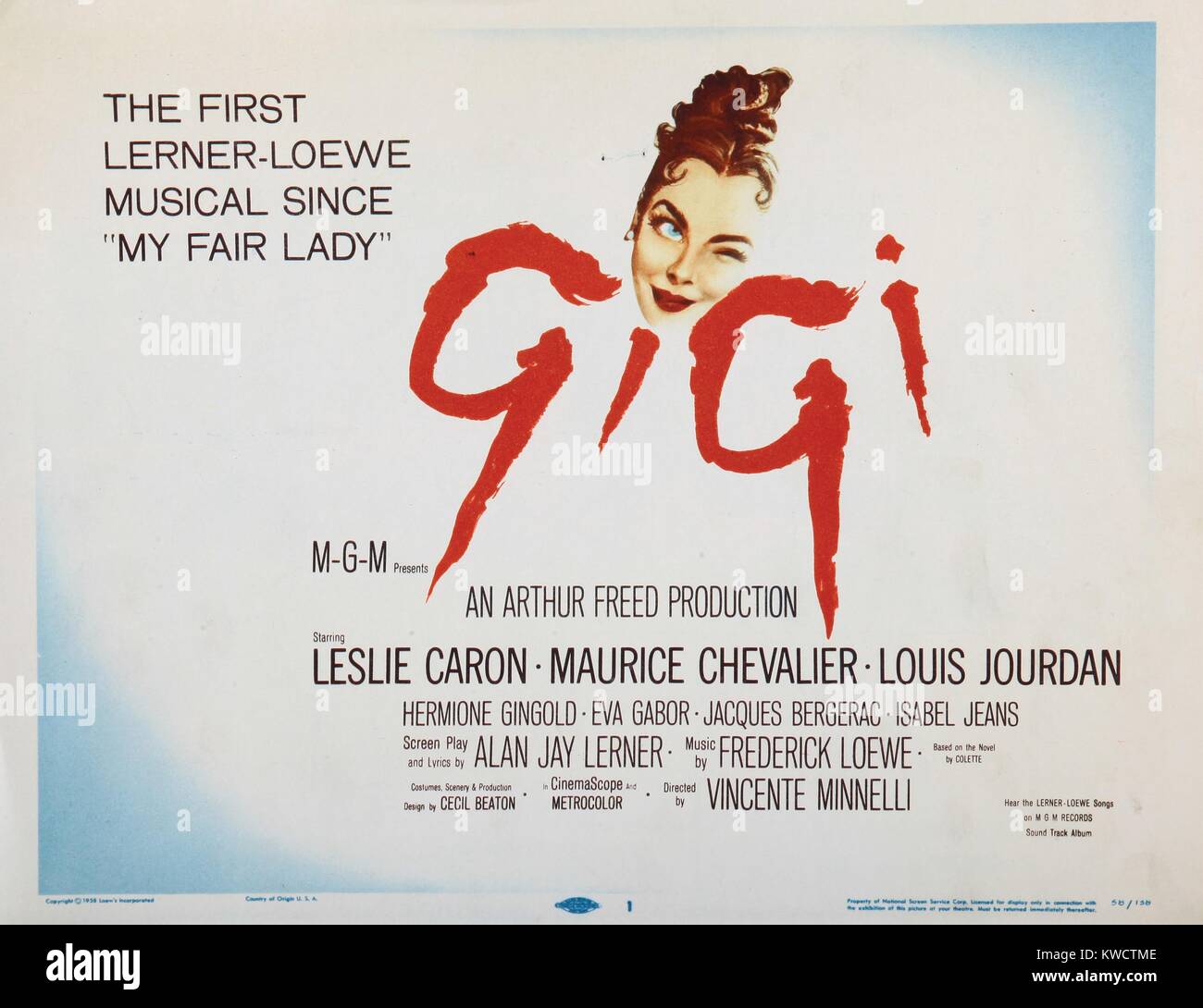 GIGI Leslie Caron 1958 Stock Photo Alamy gigi-leslie-caron-1958-stock-photo-alamy