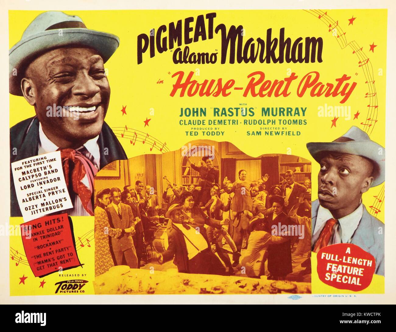 HOUSERENT PARTY, from left Dewey 'Pigmeat' Markham, John Murray, 1946