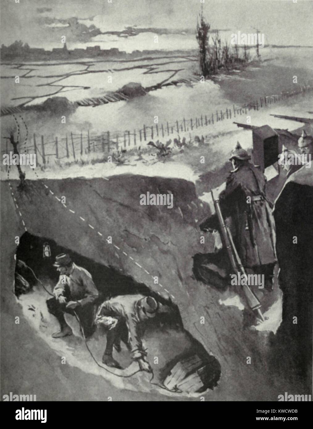 Ww1 tunnels hires stock photography and images Alamy