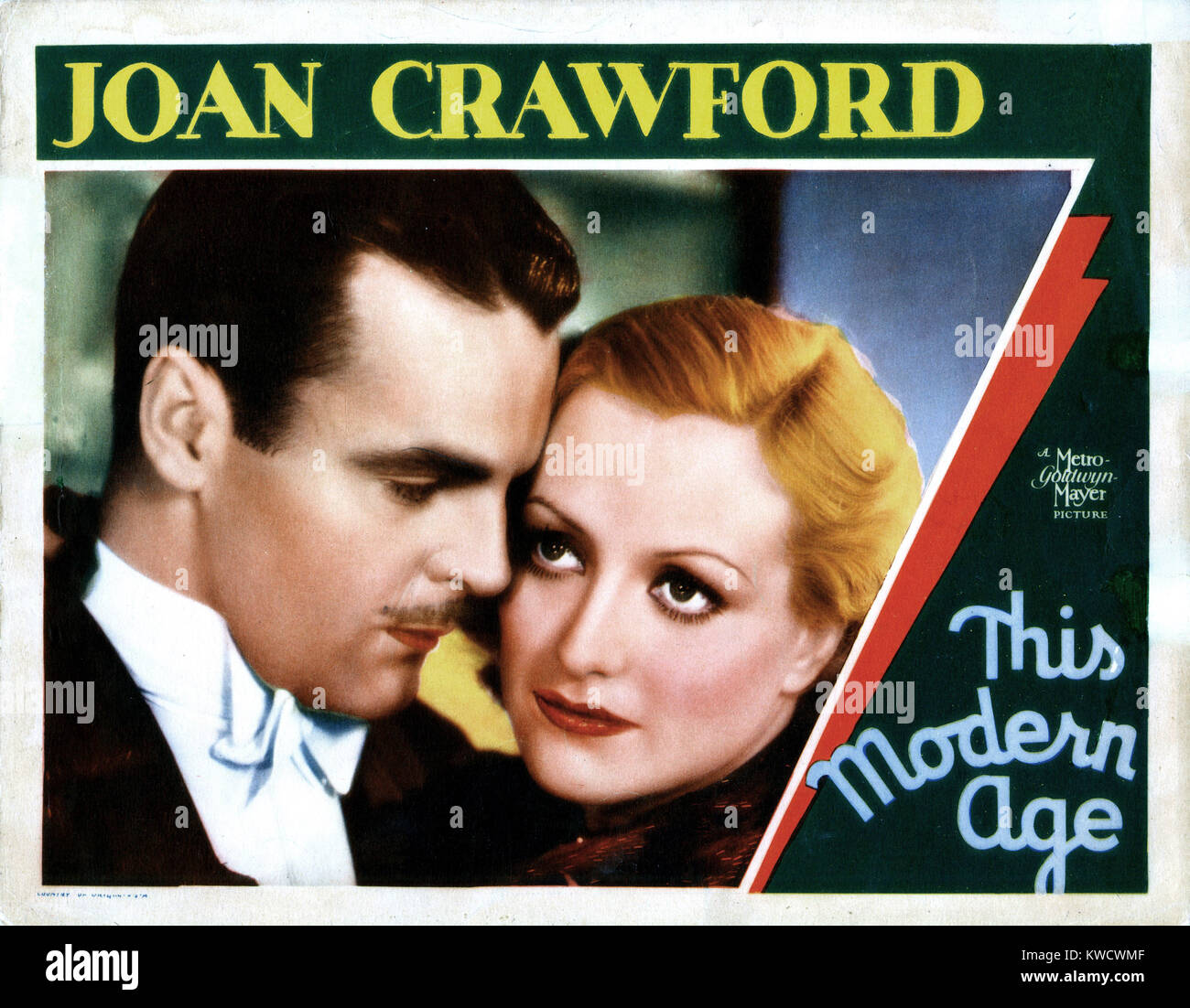 THIS MODERN AGE, from left, Neil Hamilton, Joan Crawford, 1931 Stock Photo