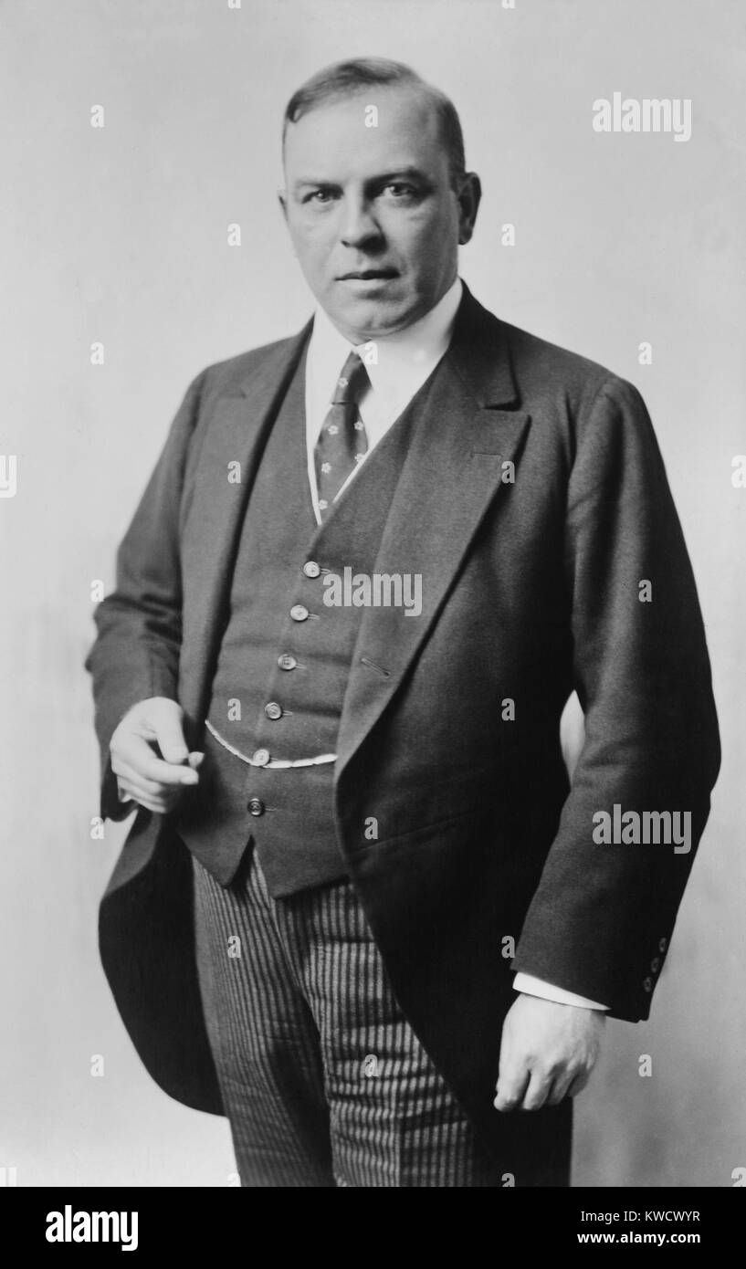 William Mackenzie King was a Canadian political leader from the 1920s through the 1940s. He served as Prime Minister 1921-1930, and 1935-1948, and led Canada through the World War 2 (BSLOC 2017 1 65) Stock Photo