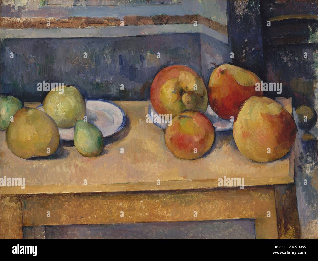 Still Life with Apples and Pears, by Paul Cezanne, 1891-92, French Post ...