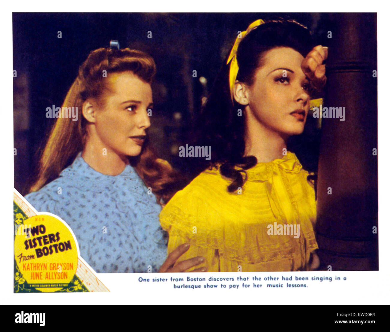 TWO SISTERS FROM BOSTON, US lobbycard, from left: June Allyson, Kathryn ...